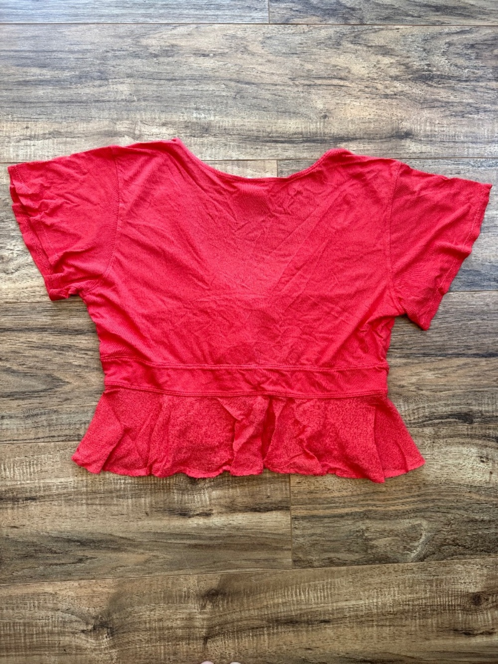 IR Free People Knot Me Bittersweet Tee - Picture 3 of 11